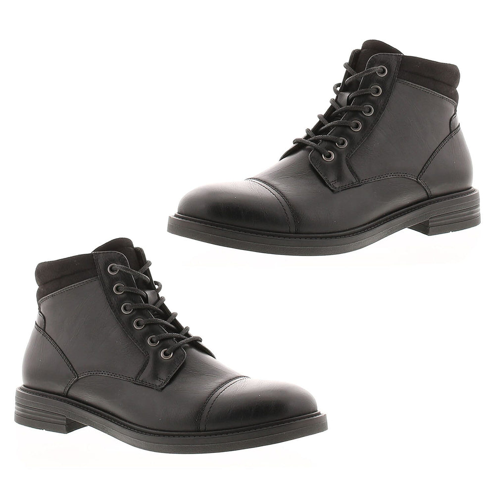 Business Class Mens Bennett Lace-up Boots (Size 7) - Black