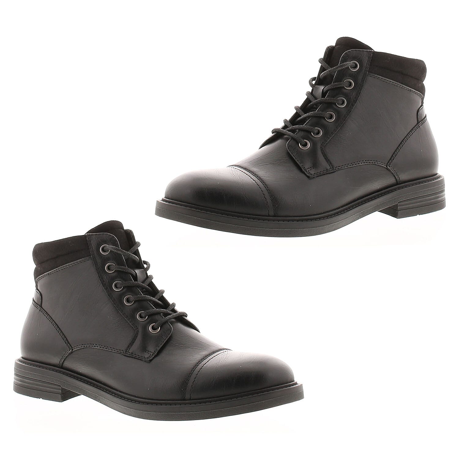 Business Class Mens Bennett Lace-up Boots (Size 7) - Black