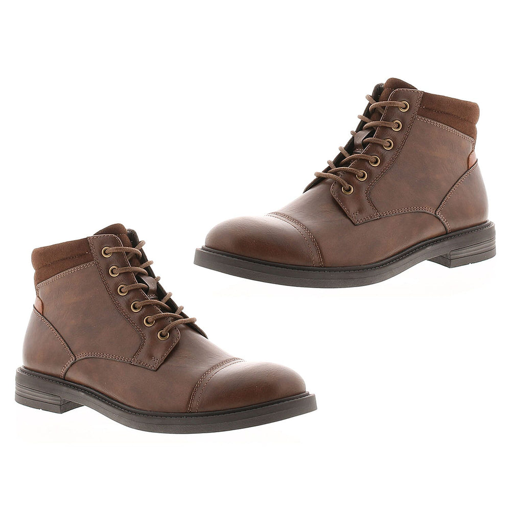 Business Class Mens Bennett Lace-up Boots (Size 7) - Brown