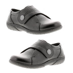 DR KELLER Leather One Touch Comfort Fit Shoes (Size 5) - Black