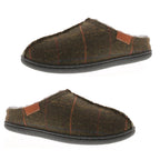DR KELLER Mens Slipper (Size 10) - Green Check