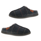 DR KELLER Mens Slipper (Size 7) - Navy Check