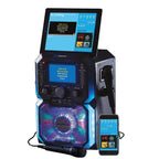 Daewoo Bluetooth Karaoke Machine with Built in 5 inch LED Light Display, 2 Mics, CD Player, 2 Karaoke CDs Included.