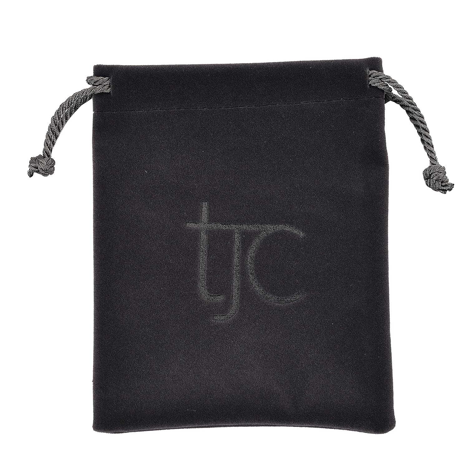 Knitted Bottom Plush Cloth Coin Pouch (Size 15x12x1 cm) - Grey