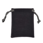 Knitted Bottom Plush Cloth Coin Pouch (Size 9x7x1 cm) - Grey