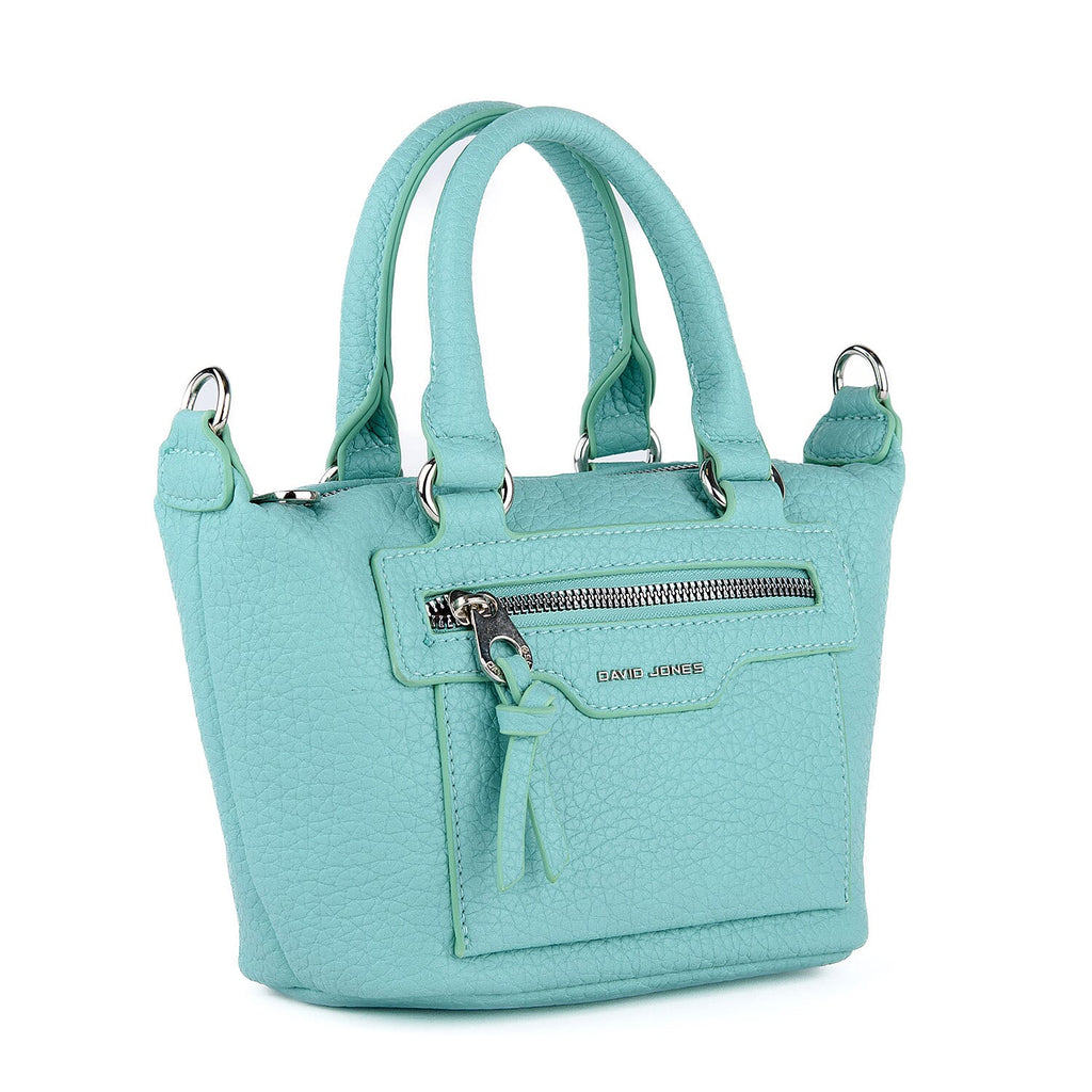 David Jones Structured Top Handle Bag - Green