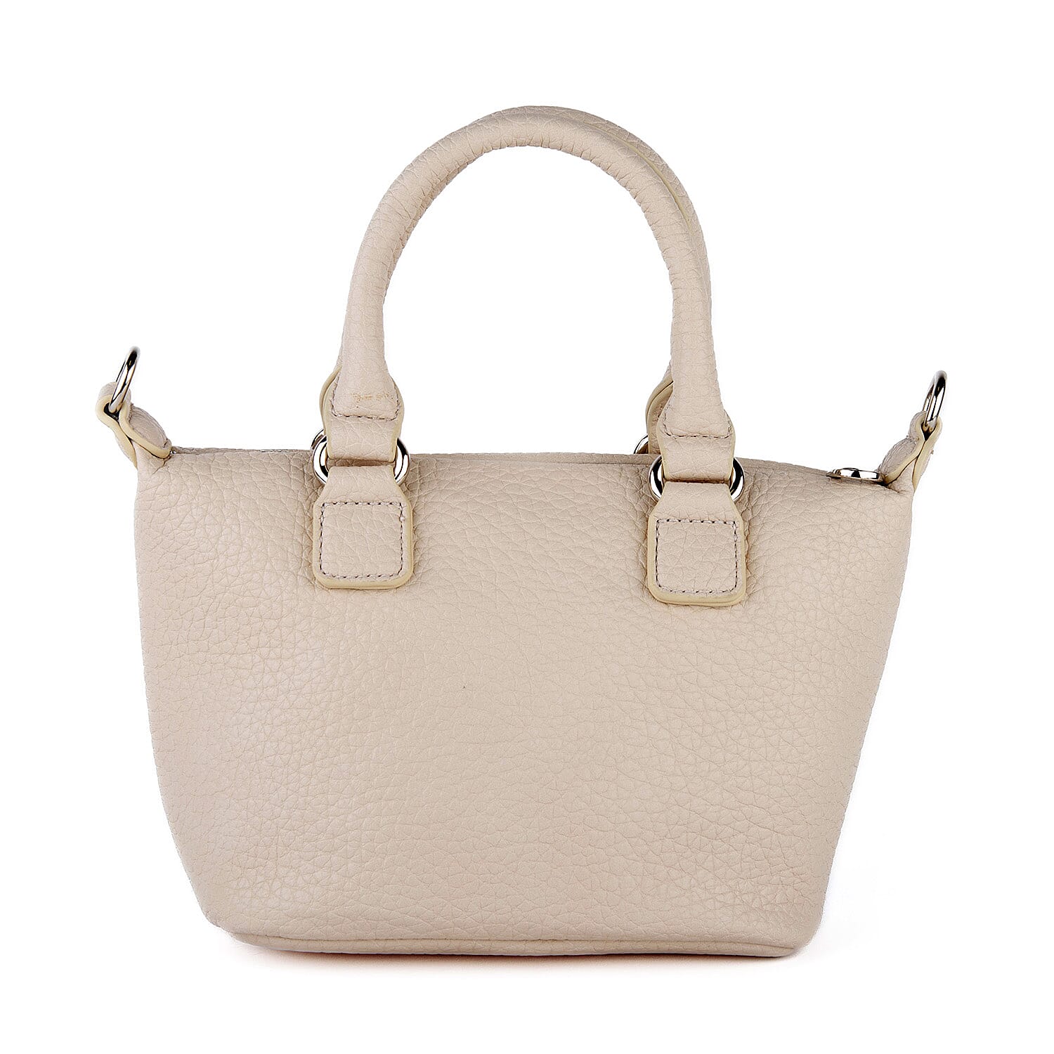 David Jones Structured Top Handle Bag - Ivory