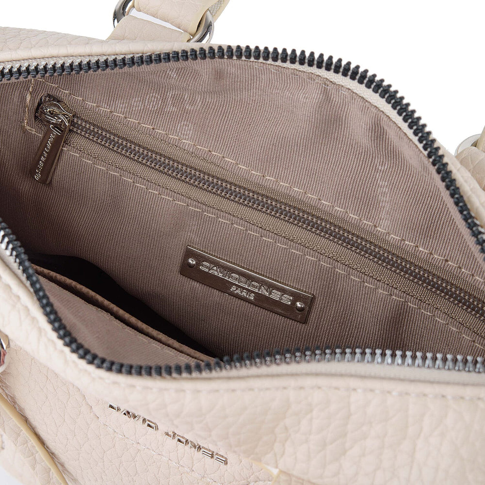 David Jones Structured Top Handle Bag - Ivory