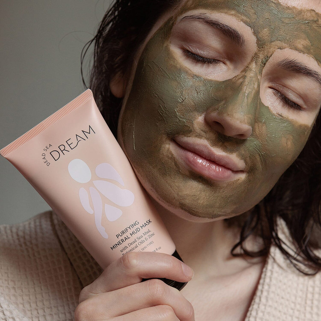 Dead Sea Dream Clear Skin Gift Set (Includes Purifying Mineral Mud Mask 150ml & T-Bar Face Massager)