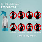 H20 E3 Multi-Purpose Cleaning Kit with Mop and Replacement Floor Cloth