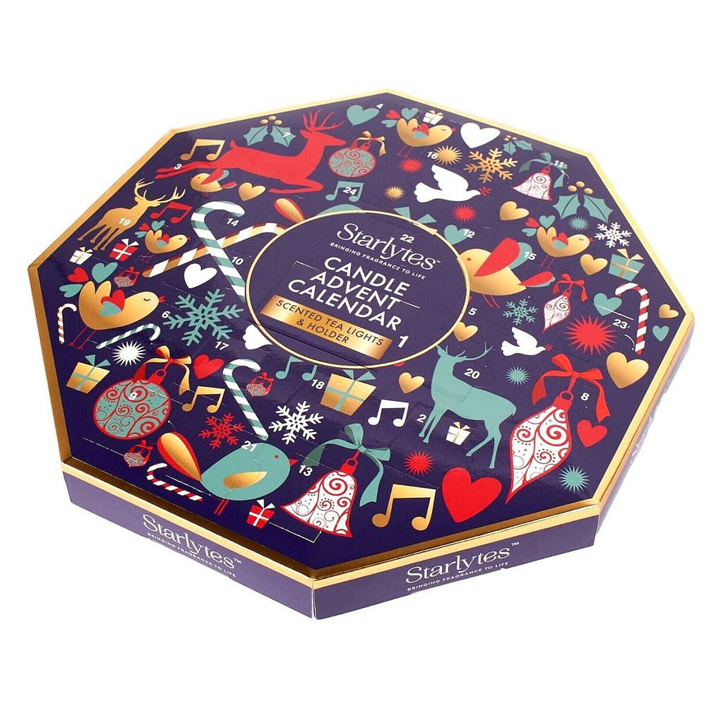 Christmas Closeout - Starlytes Large Octagon Christmas Advent Calender