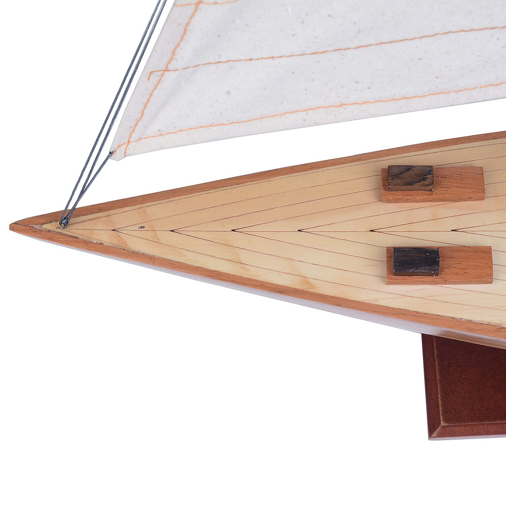 Decorative Wooden Columbia 1958 Yacht Model  (Size 61x13x79 Cm)