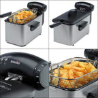 Breville 3 Litre Deep Fat Fryer (Size 31x17x16 Cm) - 2000W