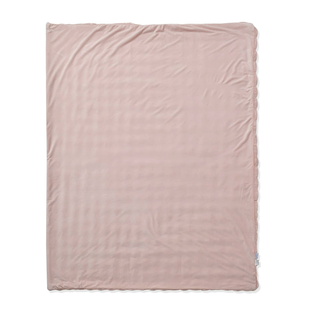 Deluxe Range- Super Soft Faux Fur Double Layer Blanket (Size 200x150) - Blush Pink