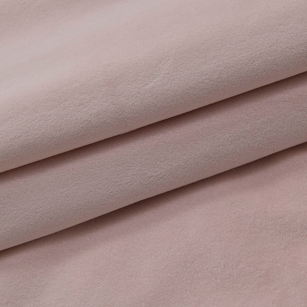 Deluxe Range- Super Soft Faux Fur Double Layer Blanket (Size 200x150) - Blush Pink