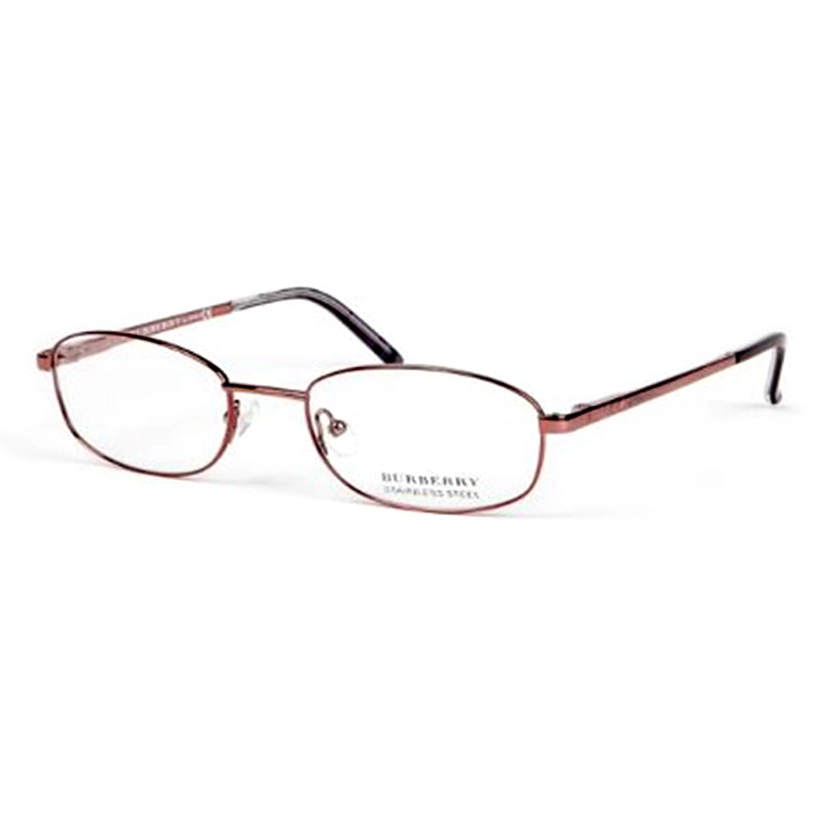 Designer Closeout BURBERRY reading glass (-3.5.0D) Rectangular metal frame - Rose