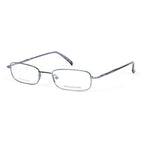 Designer Closeout BURBERRY reading glass (-4.0D) Rectangular metal frame - Blue Paisley