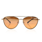 Designer Closeout Buy- MICHAEL KORS Sunglasses Pilot Shape Metal Sunglasses - Gold
