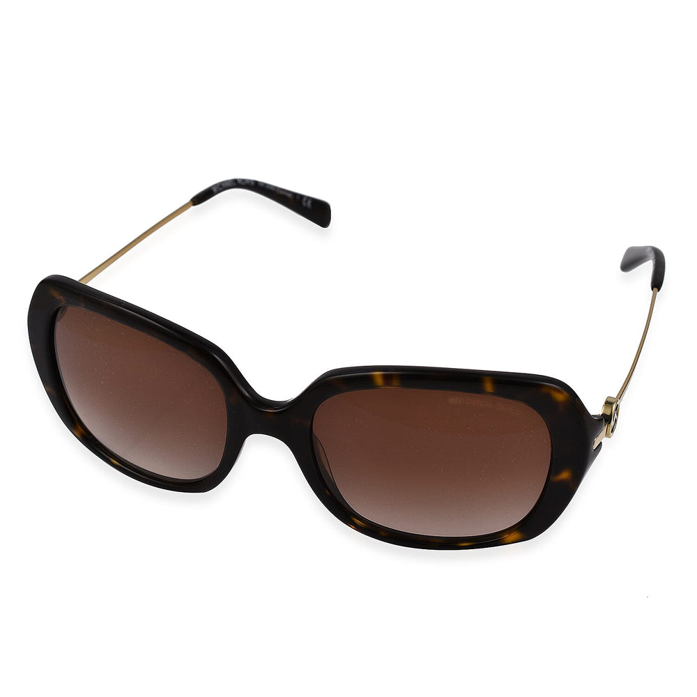 Designer Closeout Buy- MICHAEL KORS Sunglasses Rectangle Dark Tortoise  - Brown