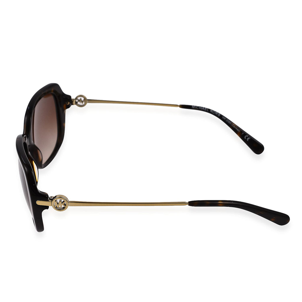 Designer Closeout Buy- MICHAEL KORS Sunglasses Rectangle Dark Tortoise  - Brown
