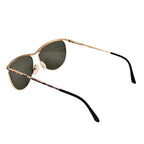 Designer Closeout - Ladies Retro Sunglasses with Greens Lenses