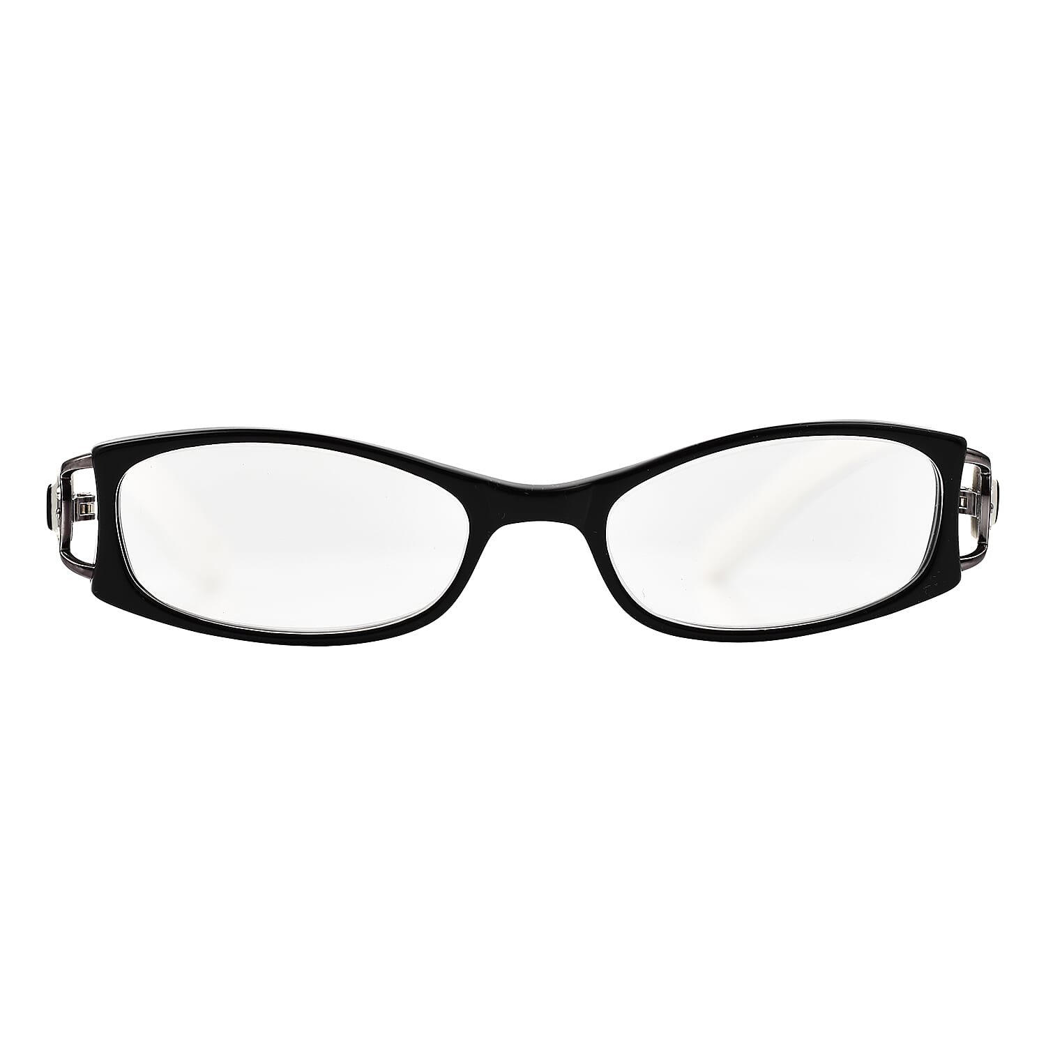 Designer Closeout - Lulu Guinness Reading Glasses (-3.5) - Black White