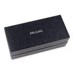 Designer Closeout- PRADA Square Edge Sunglasses - Black