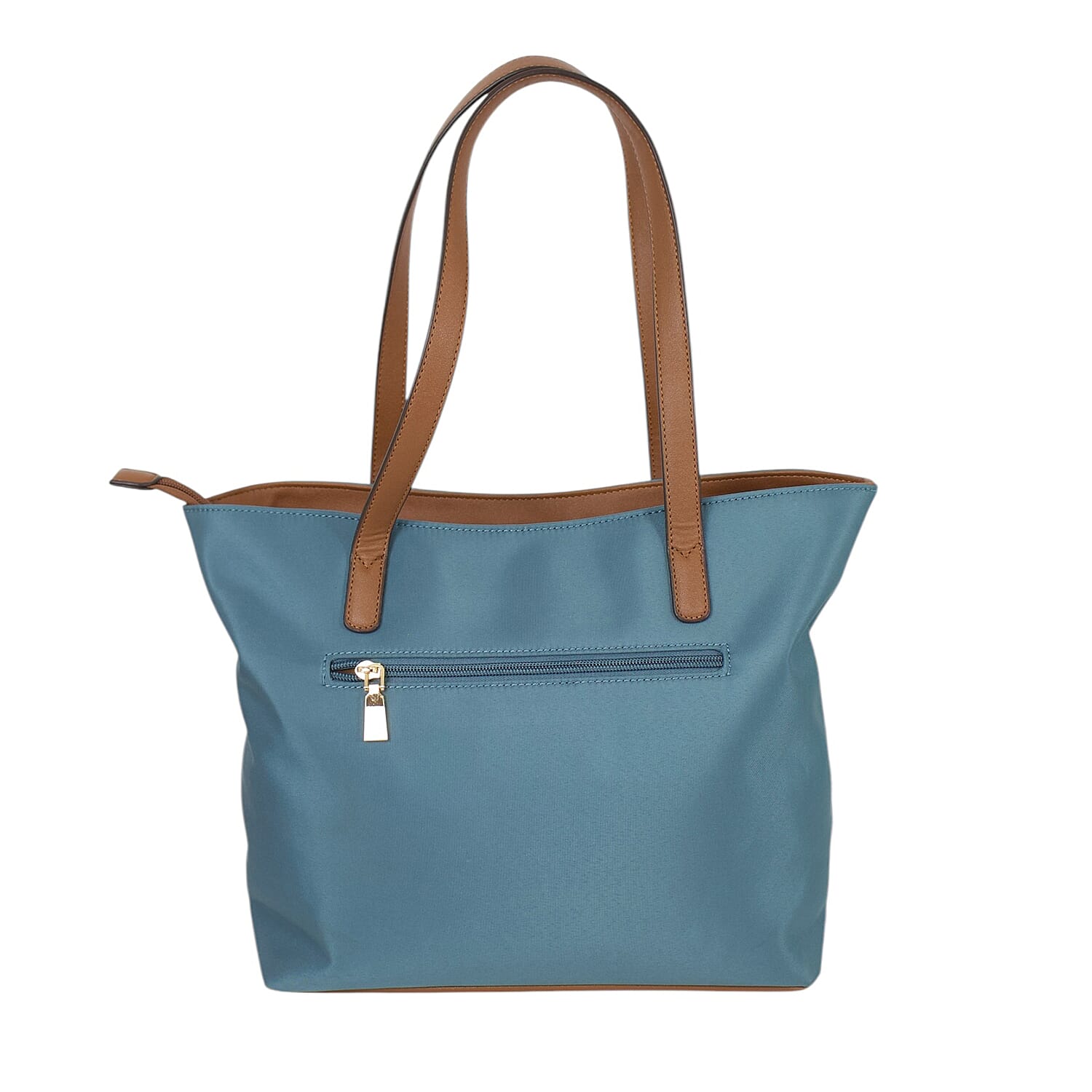 Designer Closeout 2 Toned Tote Bag - Blue