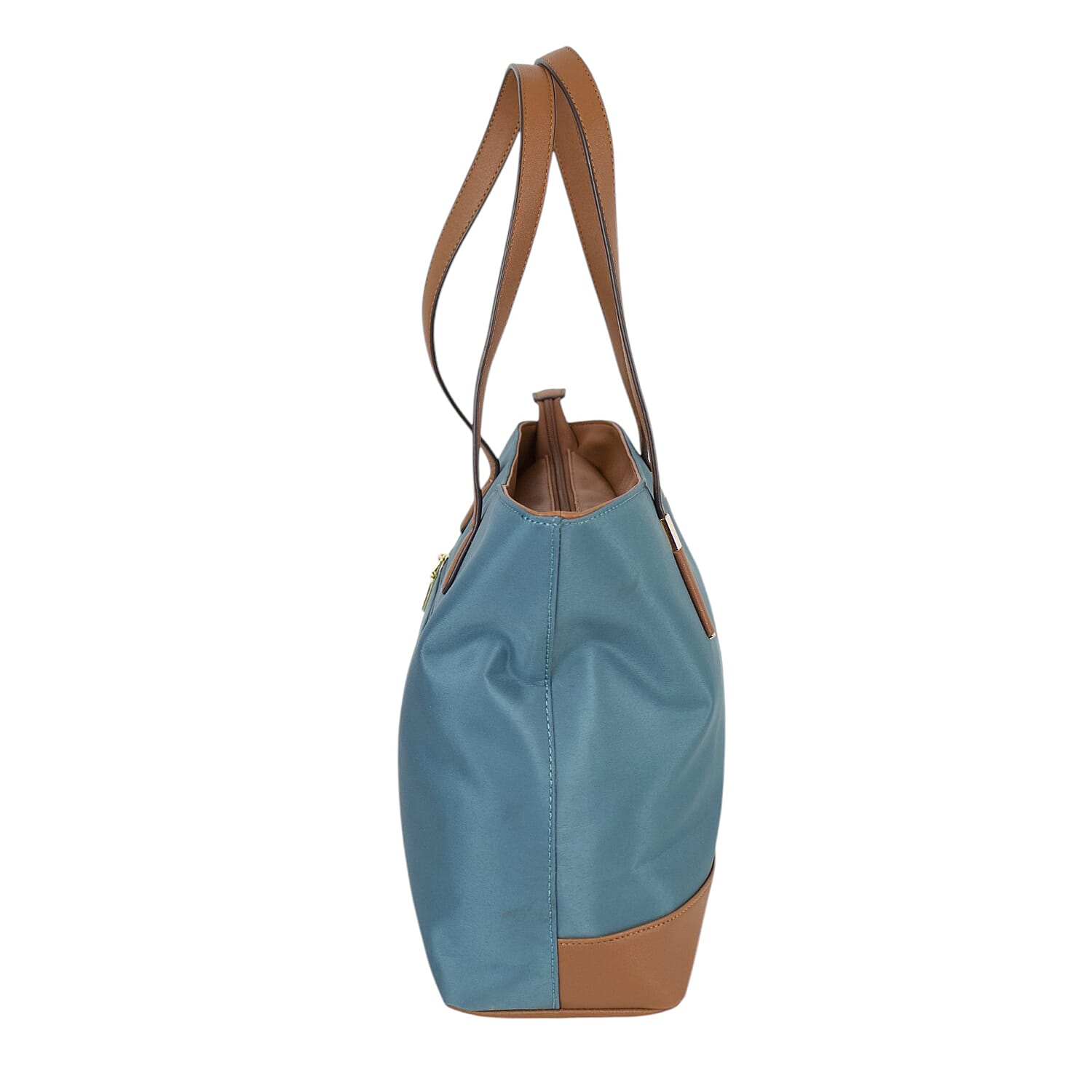 Designer Closeout 2 Toned Tote Bag - Blue
