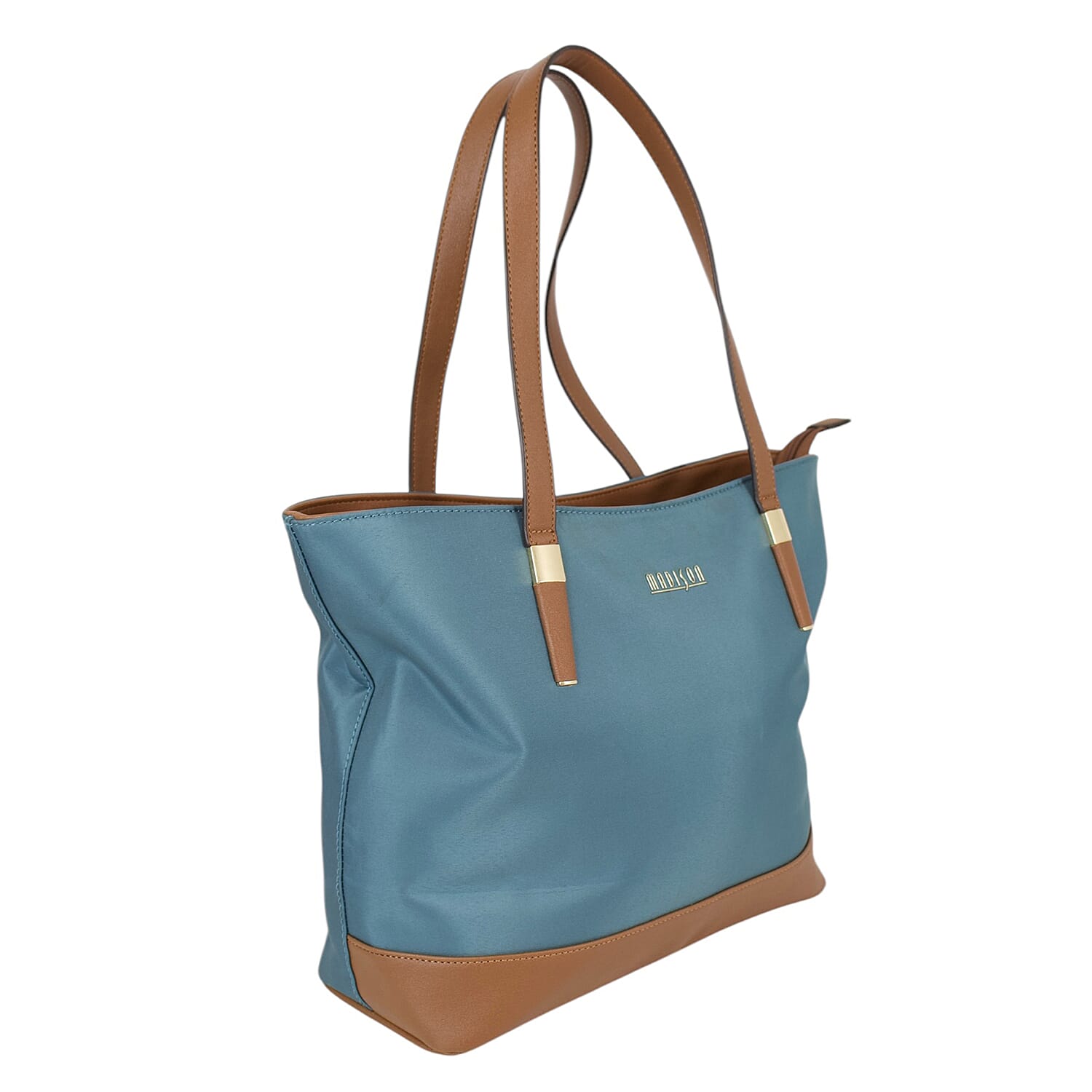 Designer Closeout 2 Toned Tote Bag - Blue