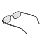 Designer Closeout - VALENTINO Oval Unisex Readers (Power 2.0 D) - Dark Grey