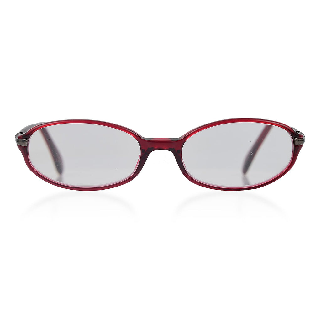 Designer Closeout - VALENTINO Rectangular Unisex Readers (Power 2.5 D) - Red