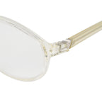 Designer Closeout - VALENTINO Rectangular Unisex Readers (Power  4.0 D) - Crystal