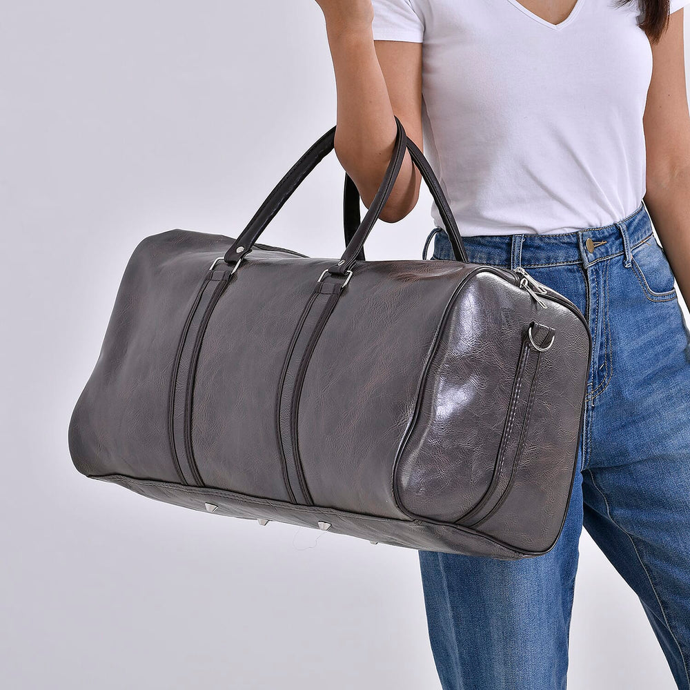 Designer Inspired Solid Travel Duffle Bag (Size 51x26x28 cm) - Olive