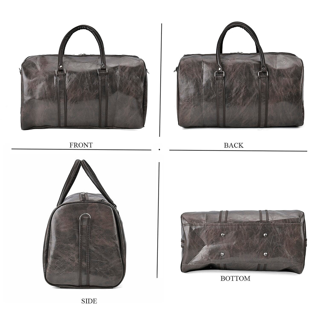 Designer Inspired Solid Travel Duffle Bag (Size 51x26x28 cm) - Olive