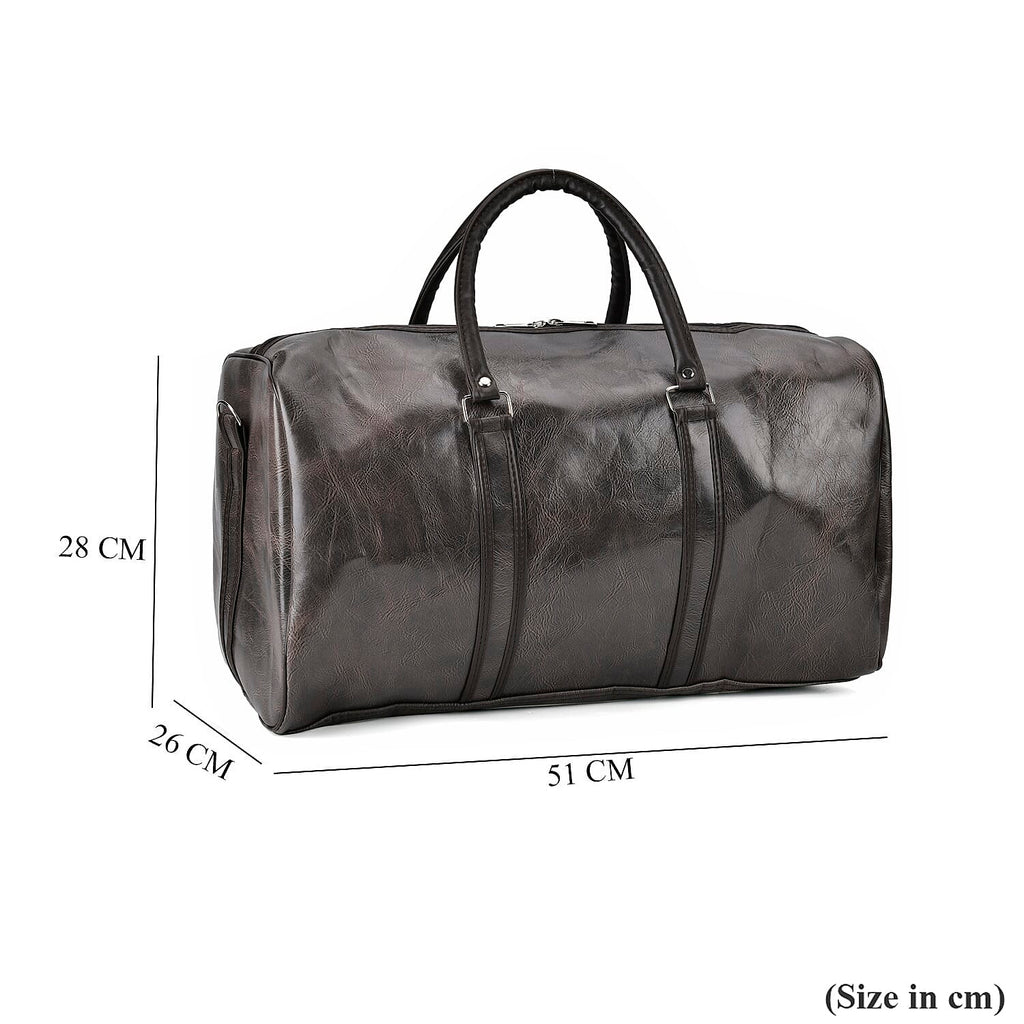 Designer Inspired Solid Travel Duffle Bag (Size 51x26x28 cm) - Olive