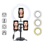 Desktop Dimmable Fill Ringlight with 3 Light Temperatures
