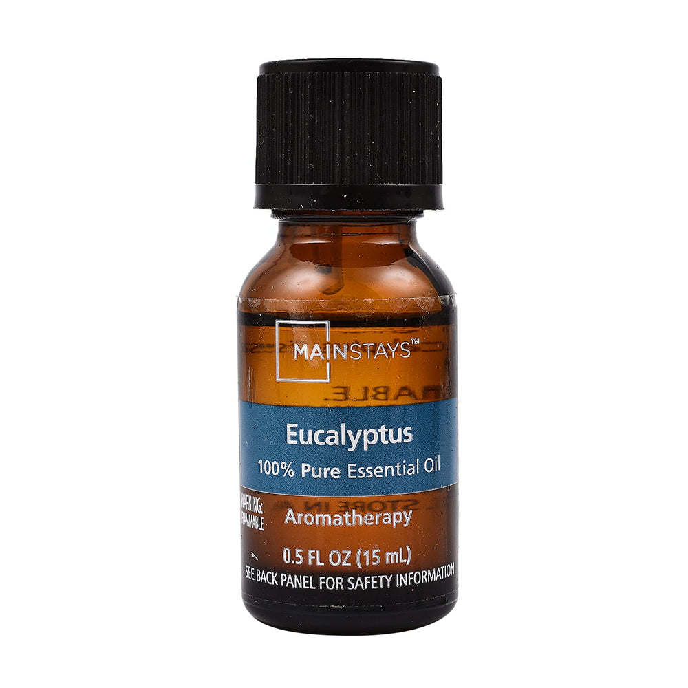 15ml Pure Essential Oil (Pack of 3 Eucalyptus, Peppermint and Tea Tree) - Green