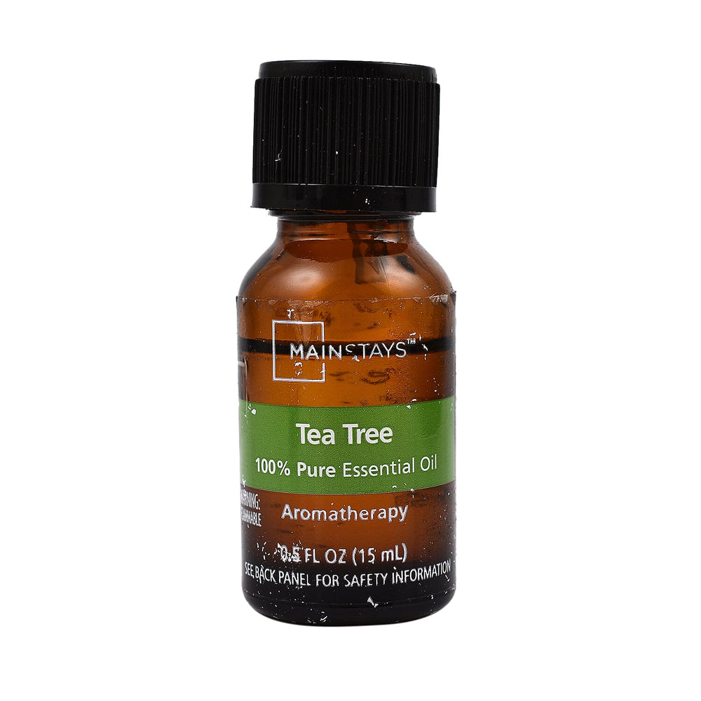 15ml Pure Essential Oil (Pack of 3 Eucalyptus, Peppermint and Tea Tree) - Green