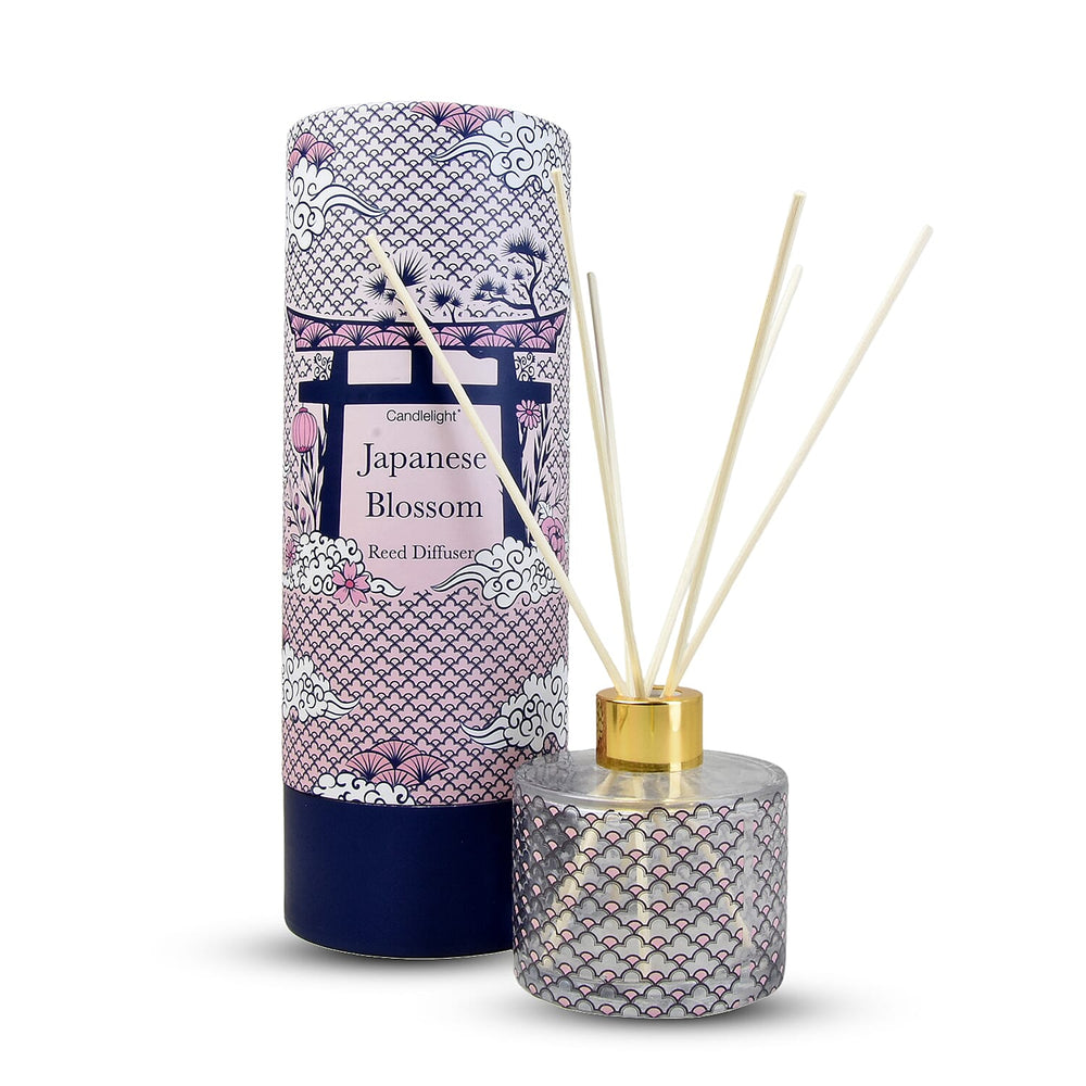 Closeout Deal- Japan Reed Diffuser - 10% Japanese Wild Summer Cherry Scent Home Fragrance (150 ml) - Lilac