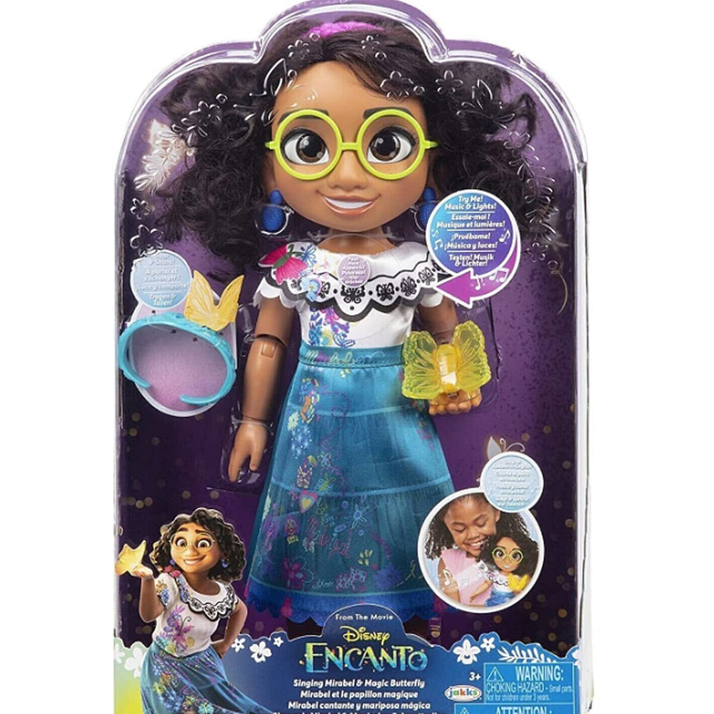 Disney Encanto Singing Mirabel - Magic Butterfly Doll - Blue