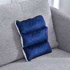 Doorbuster - Homesmart 2 in 1 Vibrating Massage Foldable Pillow (Size 38x33x6 Cm) - Navy - Requires 2AA Batteries (Not Included)