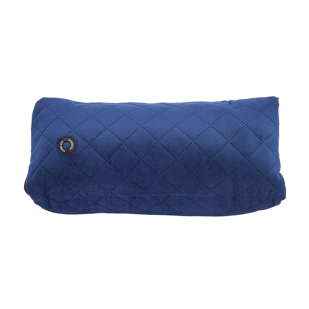 Doorbuster - Homesmart 2 in 1 Vibrating Massage Foldable Pillow (Size 38x33x6 Cm) - Navy - Requires 2AA Batteries (Not Included)