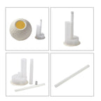 USB Moon Lamp Aroma Diffuser with Wooden Stand & 3 Colour Light Options (Size 15 Cm) - Yellow, White and Warm Yellow