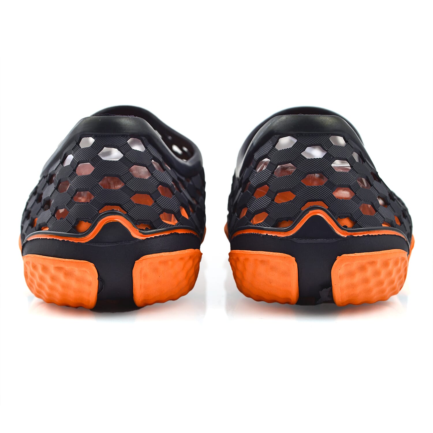 Dotted Outdoor Trainers (Size 5) - Navy and Orange