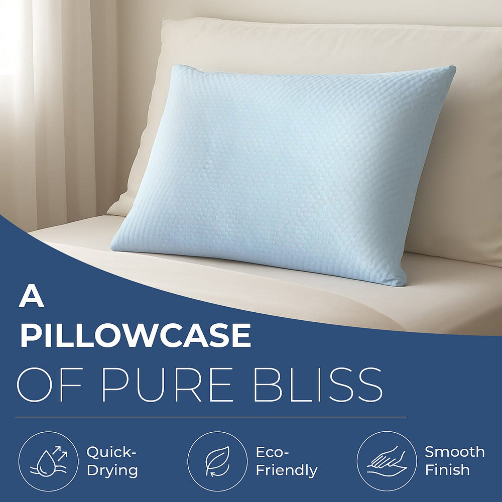 Double Sided (Machine Washable) Cooling Pillowcase With Zipper