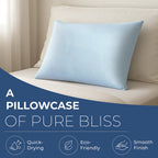 Double Sided (Machine Washable) Cooling Pillowcase With Zipper