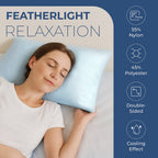 Double Sided (Machine Washable) Cooling Pillowcase With Zipper