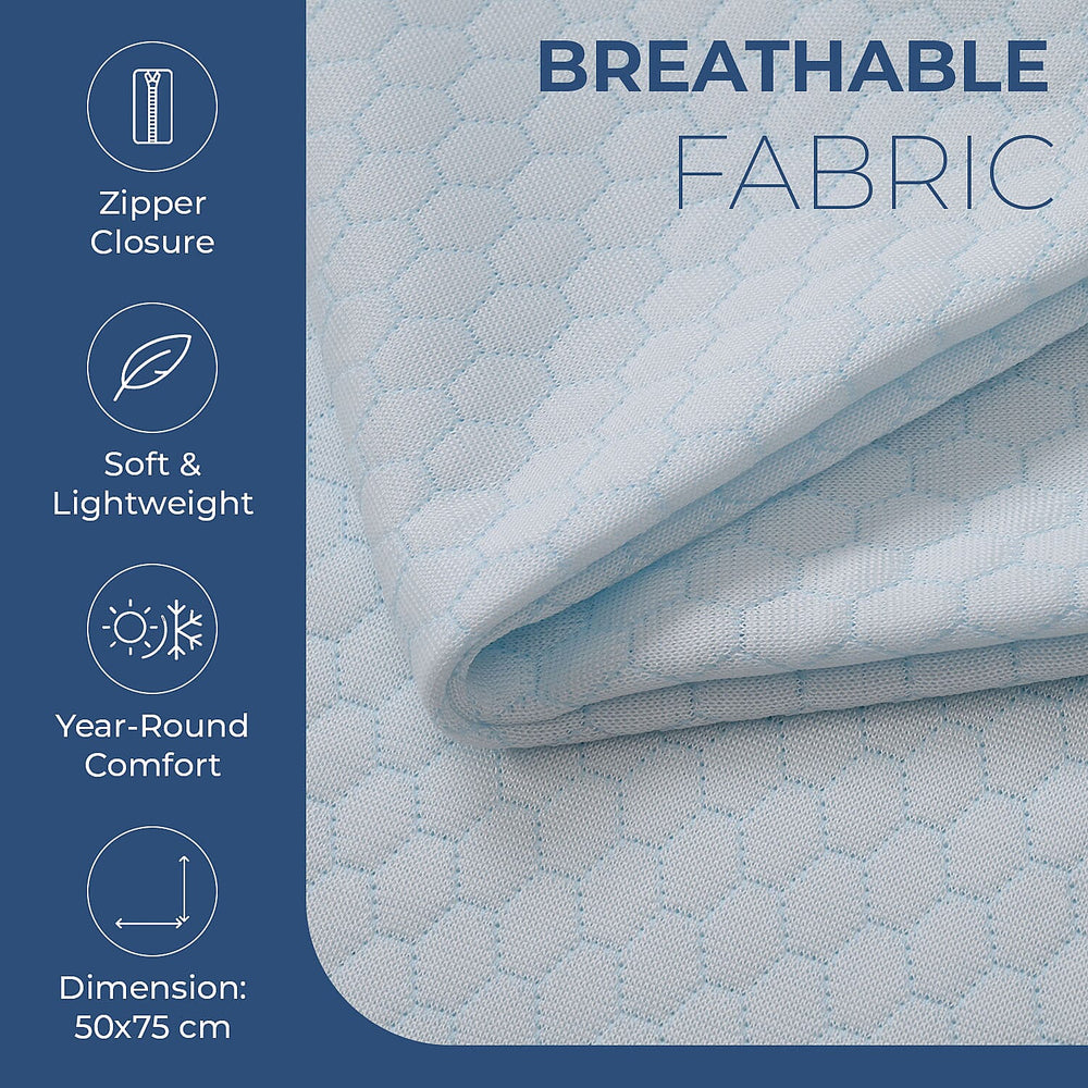 Double Sided (Machine Washable) Cooling Pillowcase With Zipper