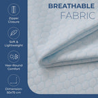 Double Sided (Machine Washable) Cooling Pillowcase With Zipper